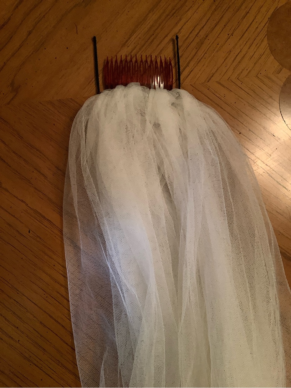 Cathedral Bridal Lace Edge Veil - Ivory - Picture 3 of 7
